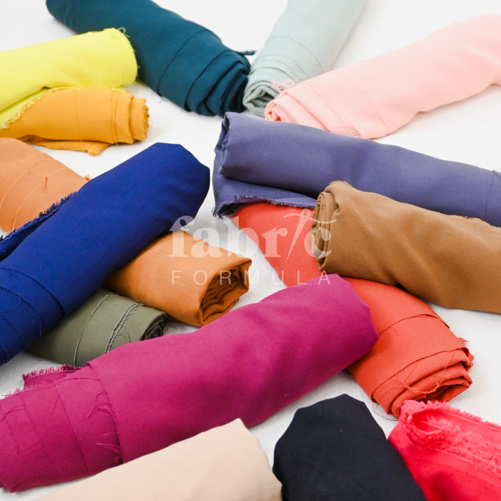 Plain Challis Fabric Garment Spun Rayon 60” Width | Shopee Philippines