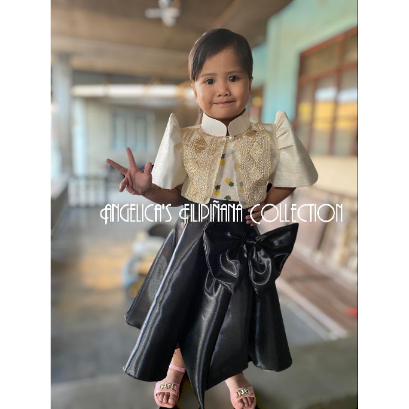 Filipiniana Bolero for kids tradional wear onhand Shopee Philippines