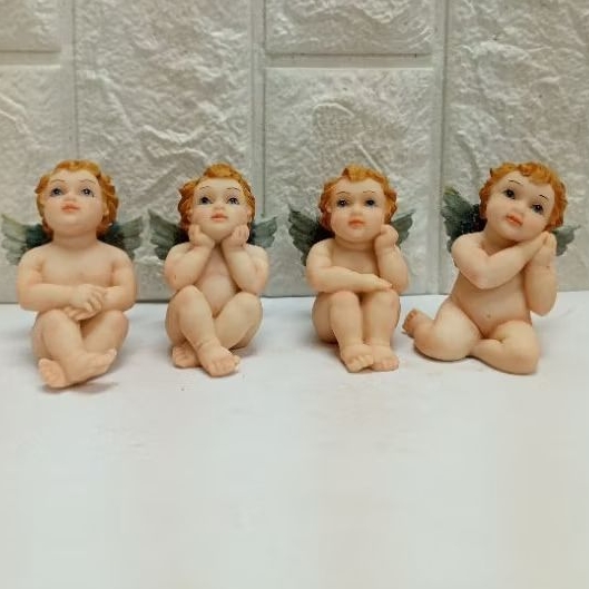 2.5 inches poly angel set of 4 | Shopee Philippines