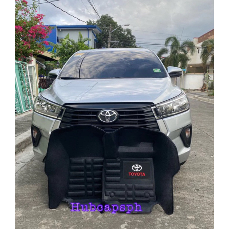 DIAMOND 10MM vs 1MM Toyota Innova Fortuner Trunk Tray 2006-2023 5D Deep ...