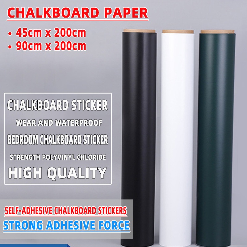 【Top grade】adhesive white board blackboard sticker white board sticker ...
