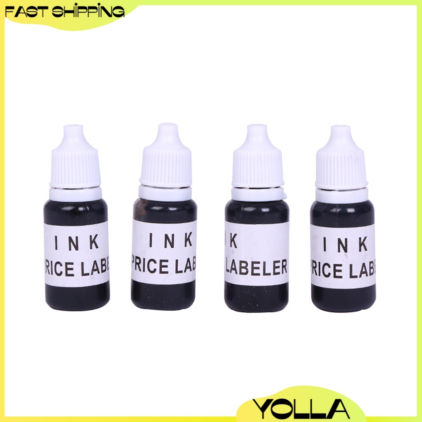 10mL Black Ink Refill Universal For Price Tag Labeller Coding Machine ...