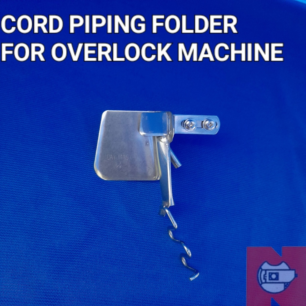 R-53 CORD PIPING FOLDER FOR OVERLOCK INDUSTRIAL SEWING MACHINE | Shopee ...