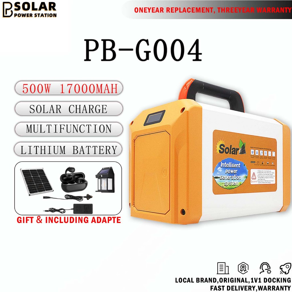 PB Power station G002 10000mAh 200W lead acid Battery solar powered ...