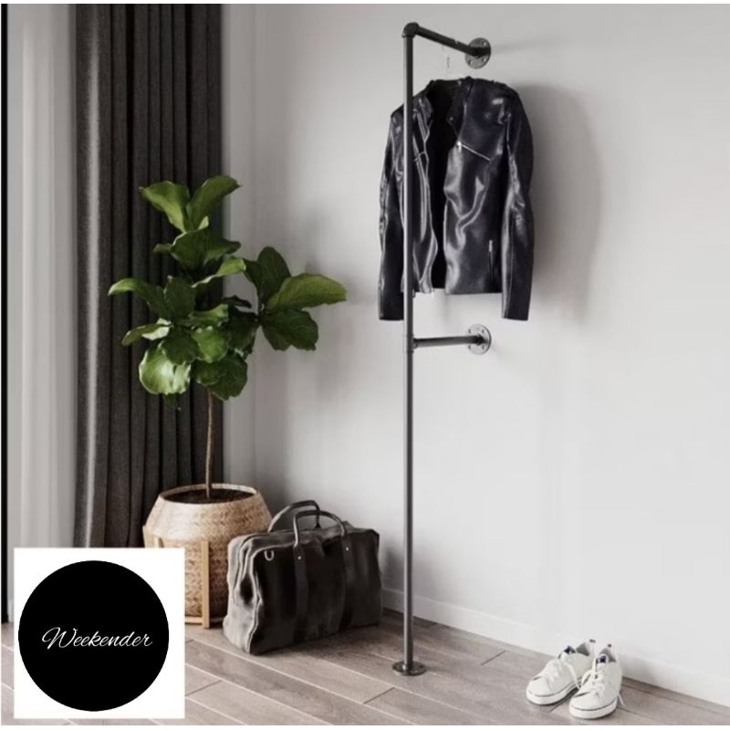 Industrial Stand Hanger Rack 1/2 Heavy Duty | Shopee Philippines