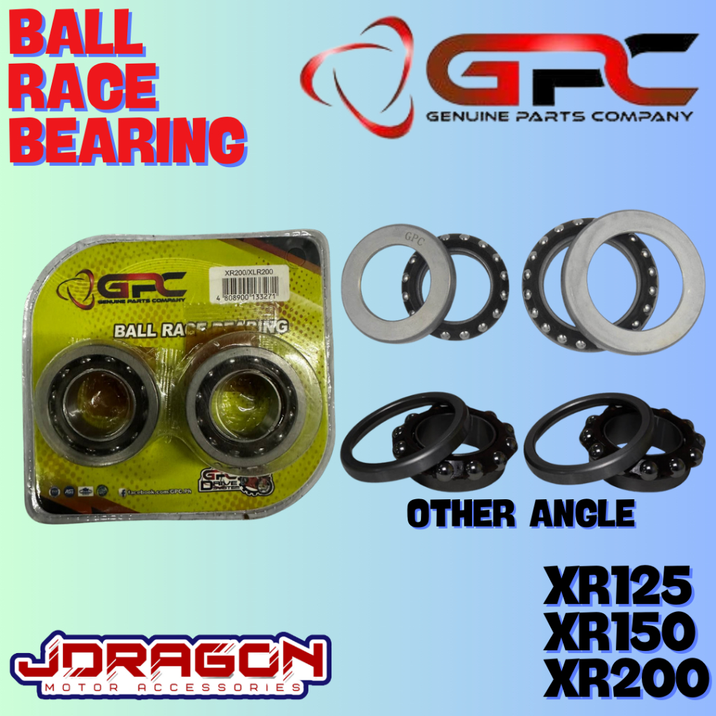 GPC STEERING BALL RACE (XR125/XR150/XR200) | Shopee Philippines