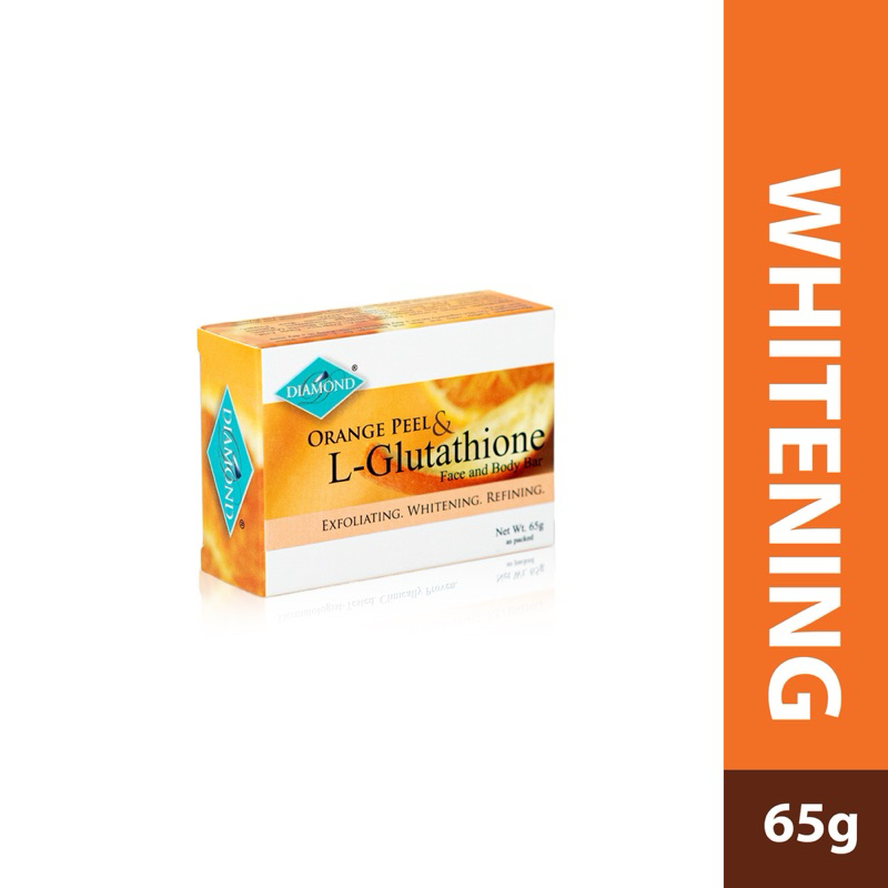 l glutathione orange peel soap Diamond Orange Peel and L-Glutathione (Whitening Soap) 65g, 1 pc