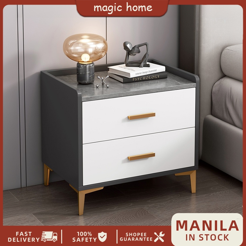 Magic Home Bedside Table Drawer Bedside Table Modern Bedroom Wall Side ...