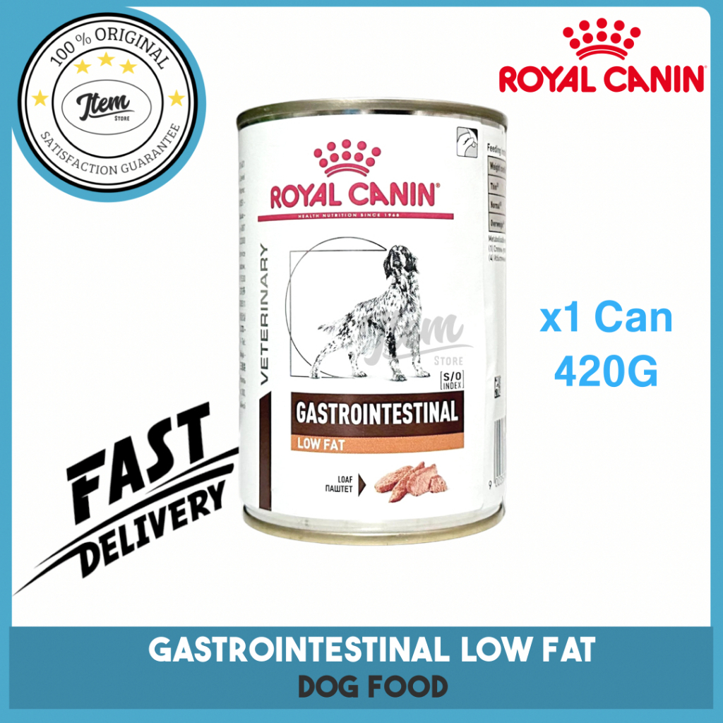 ROYAL CANIN GASTROINTESTINAL LOW FAT WET DOG FOOD X1 CAN 420G Shopee