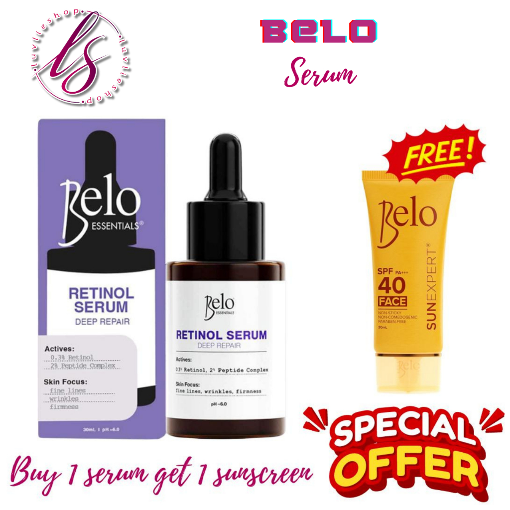 BUY 1 TAKE 1 Belo Serum | Retinol | Vitamin C | AHA/BHA | Shopee ...