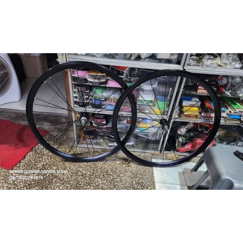 arrow rimset for fixie 700c 20/24h round spoke arrow hub and rim with ...