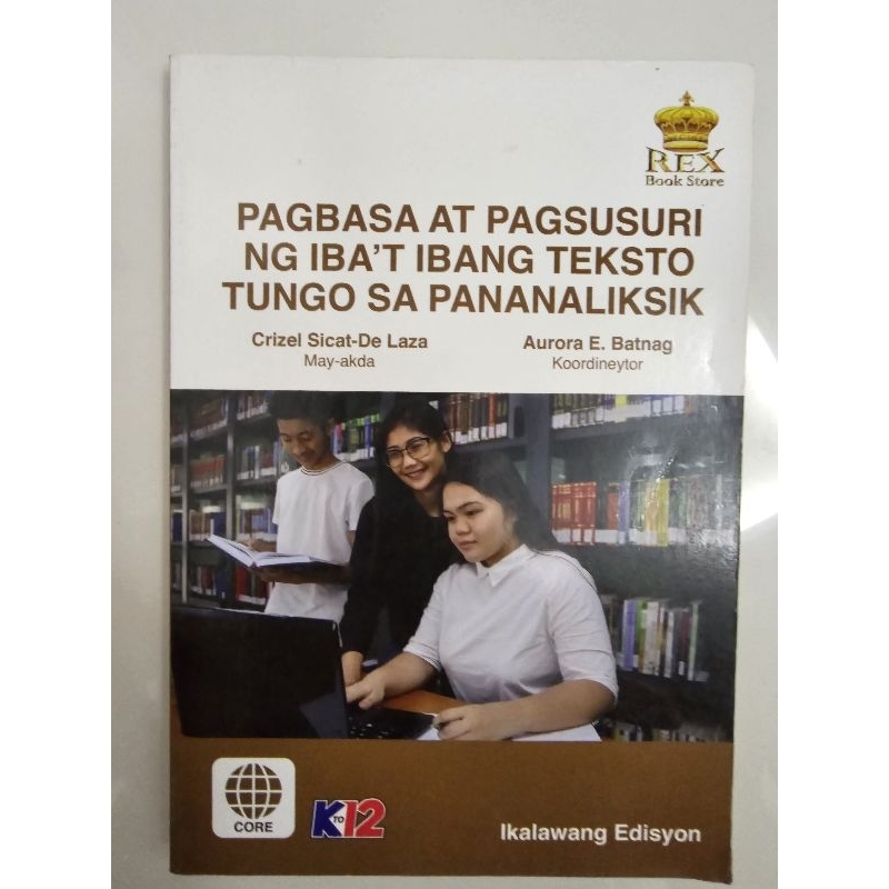 Pagbasa at Pagsusuri ng Ibat ibang Teksto Tungo Sa Pananaliksik ...