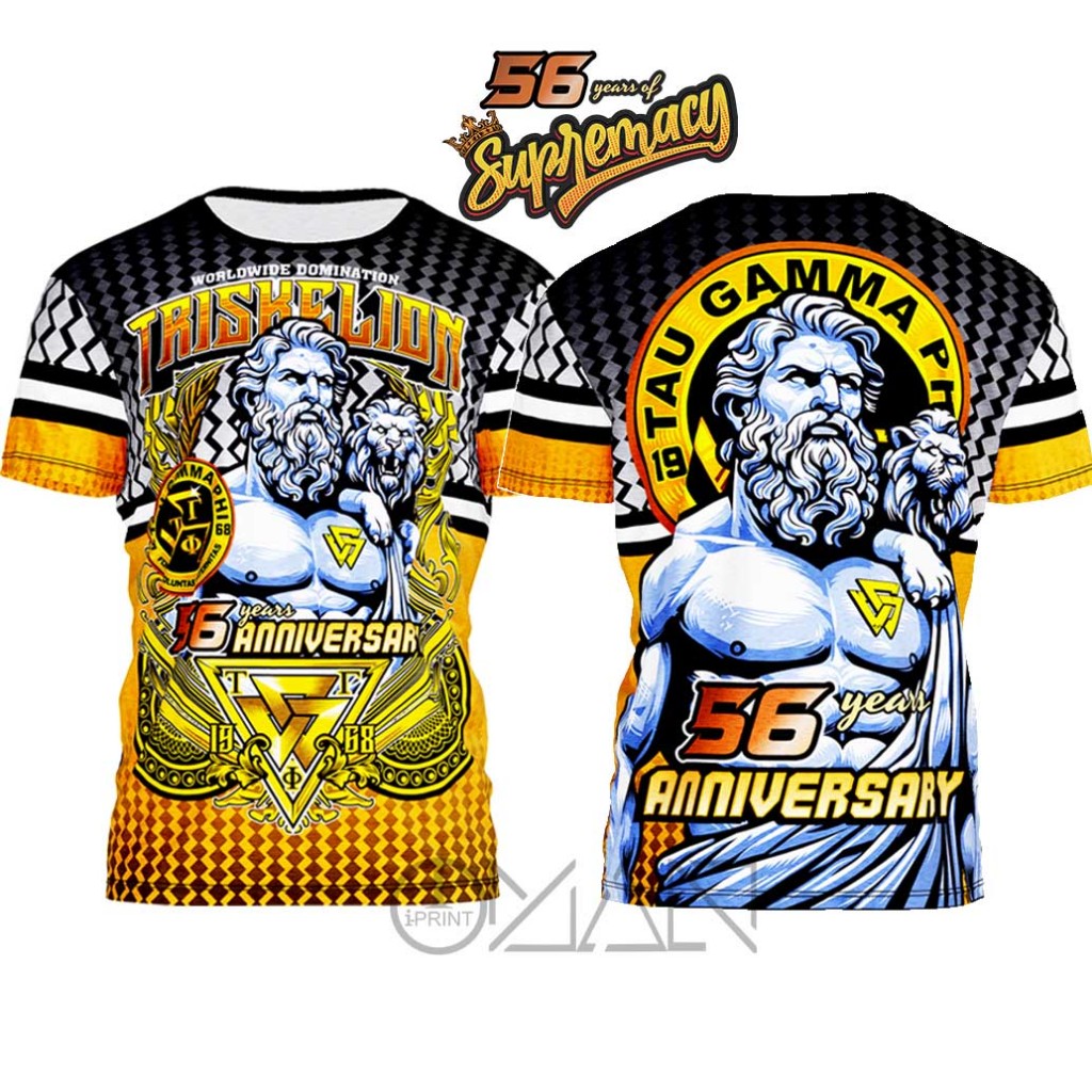 TRISKELION TAU GAMMA PHI 56YRS ANNIVERSARY FRATSHIRT | Shopee Philippines