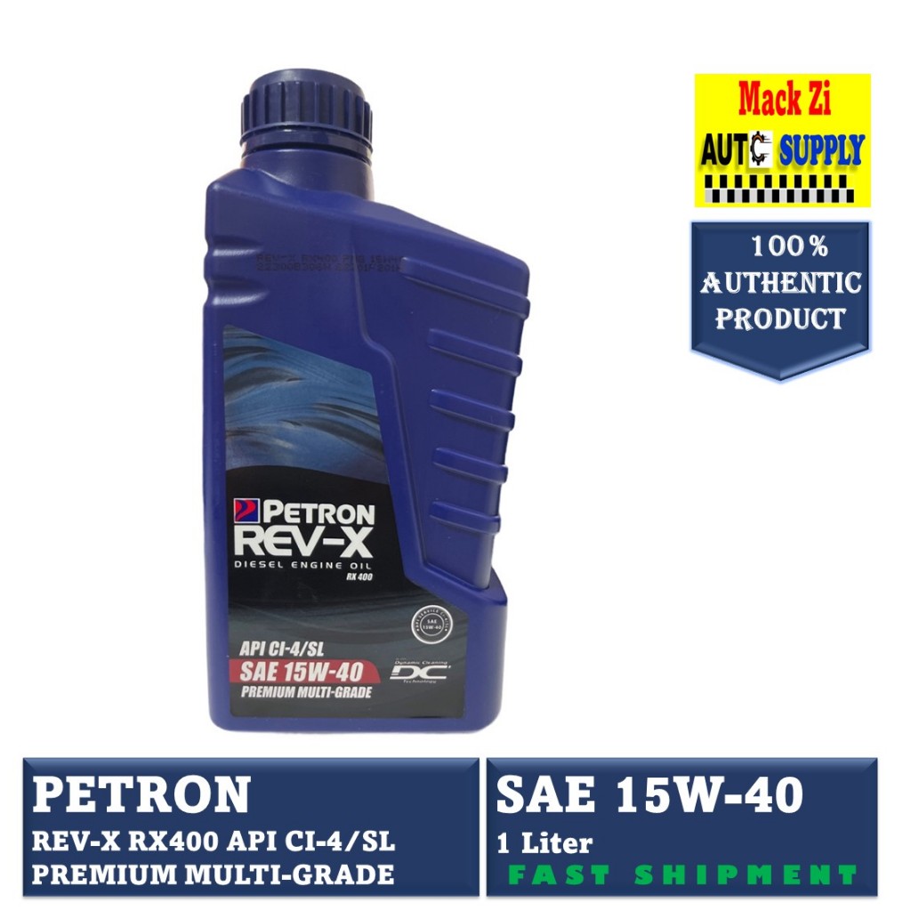 Petron Rev-X RX400 Premium Multi-Grade Diesel Engine Oil (Trekker) SAE ...