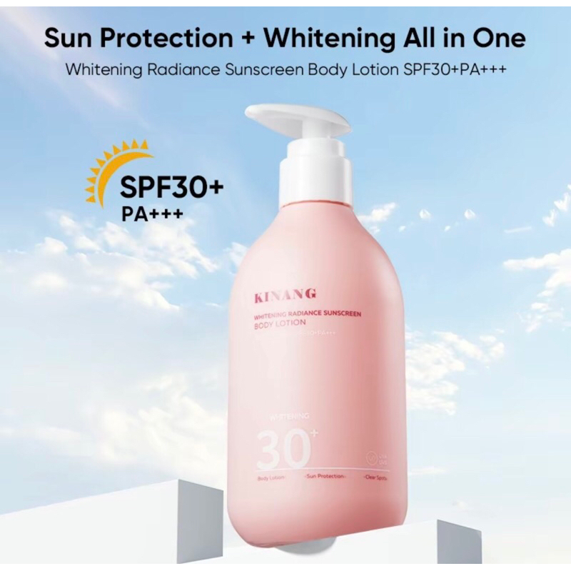 Kinang Whitening Radiance Sunscreen Body Lotion 280ml | Shopee Philippines