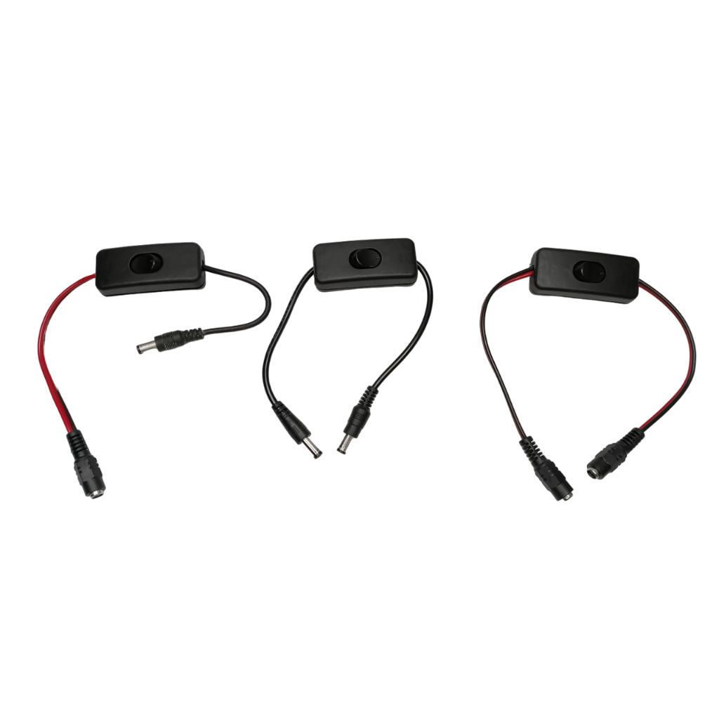 TIPID HOME DC POWER PLUG to DC POWER PLUG 5.5x2.1mm with INLINE SWITCH ...