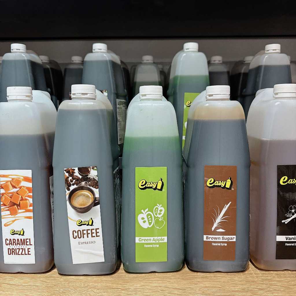 Easy Flavored Syrup for Milktea Frappe Juice 2.5Liters | Shopee Philippines