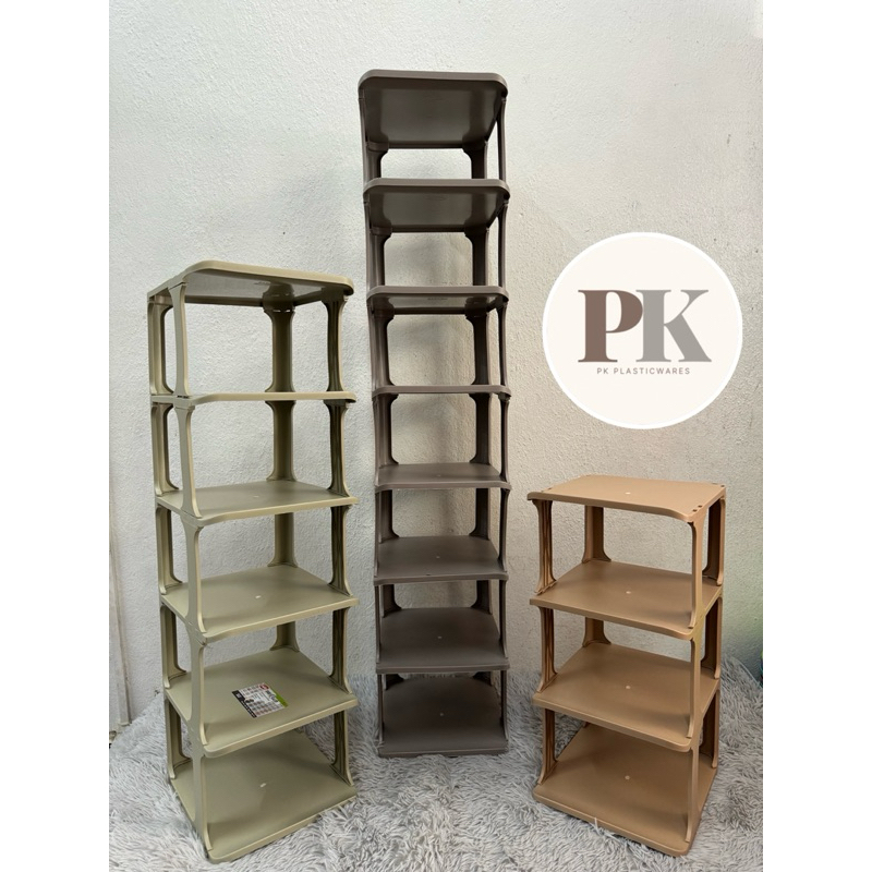 7014 Uniplus 8 Layer Multi-tier Shoe Rack Stackable Shoes For Dormitory ...
