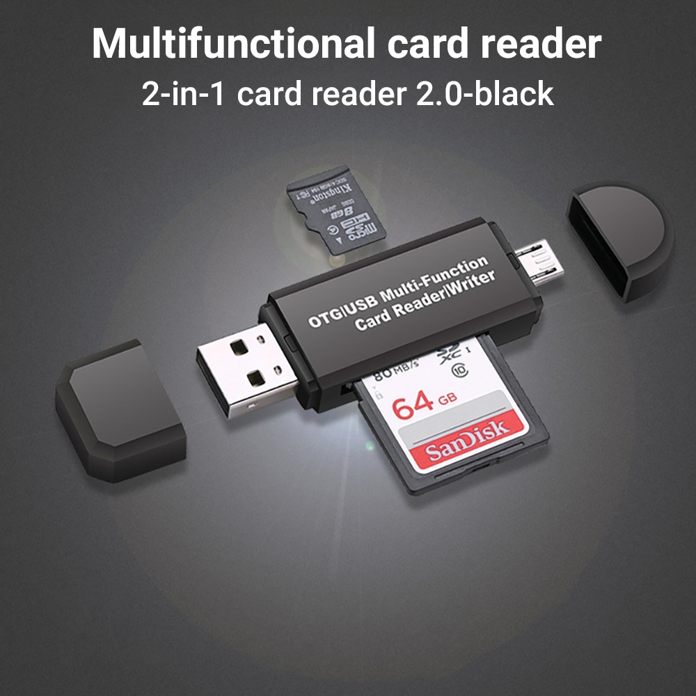 Multifunction USB Memory Card Reader High Speed OTG Adapter Micro USB ...