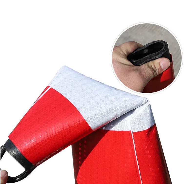 Traffic Cone with Rubber Base 73cm (6 pcs) | Shopee Philippines