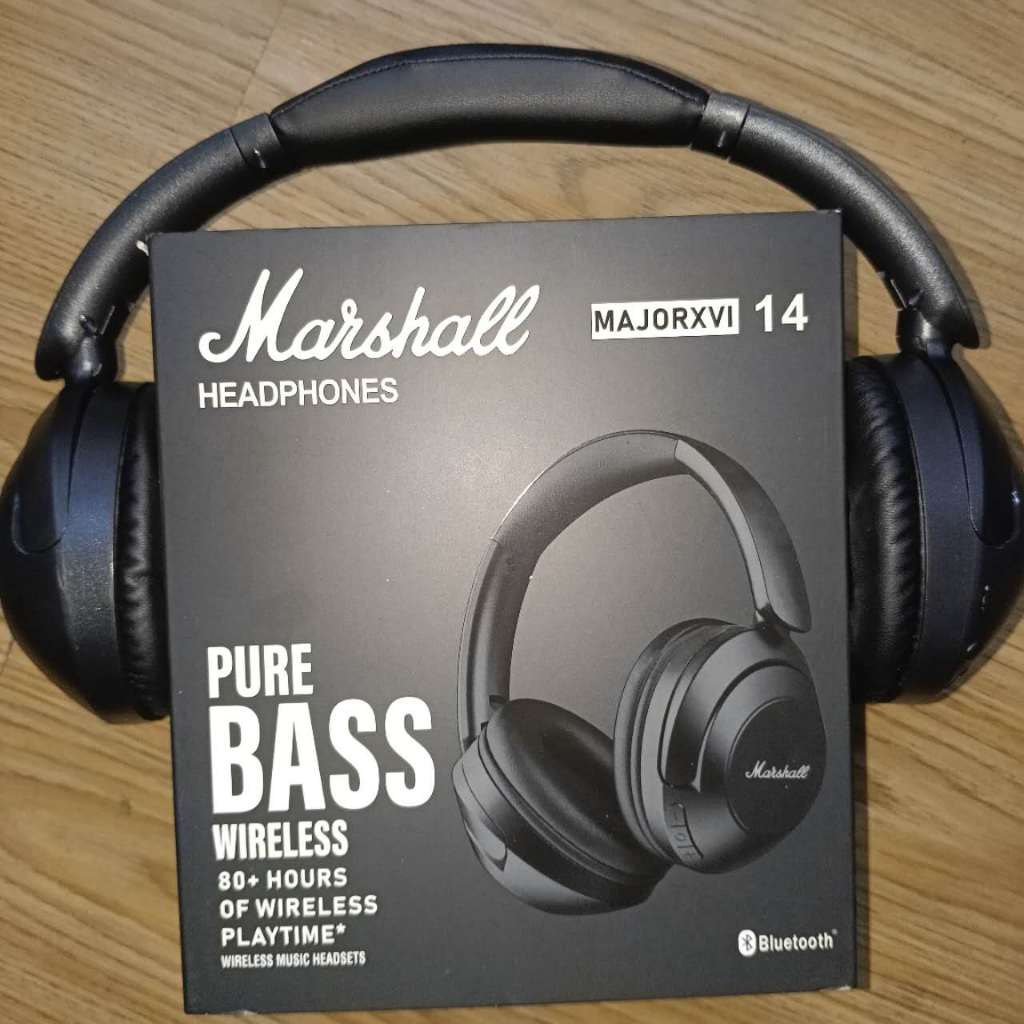 Portable High Quality Marshall Headphone Major 14 Pure Bass Wireless