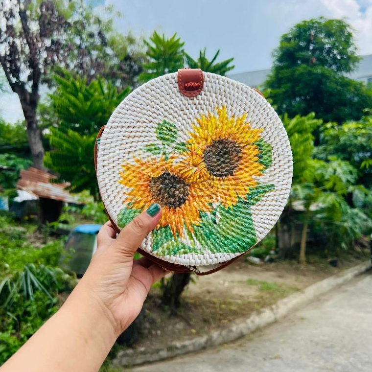 ADJUSTABLE SLING RATTAN BAG BALI RATTAN BAG SUMMER BAG BOHO BAG BOHEMIAN BAG Shopee Philippines
