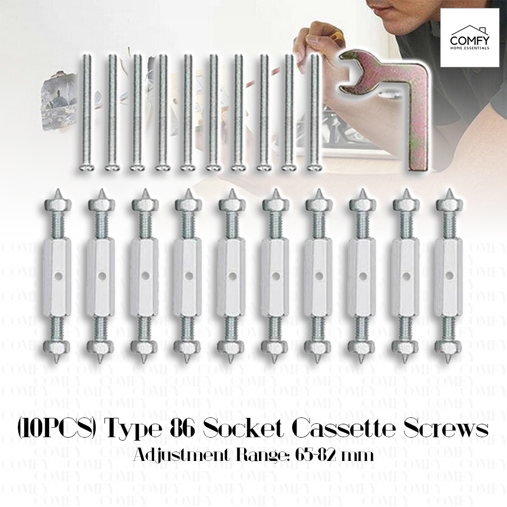 (10PCS/SET) Type 86 Socket Cassette Screws Switch Support Rod Switch ...