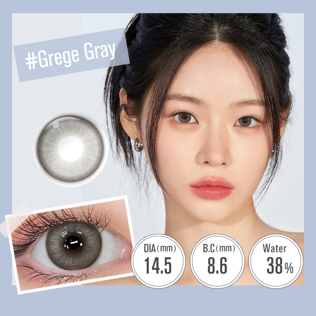 Magister graded contact lens 6 months use brown 14.50MM Graded -100 ...