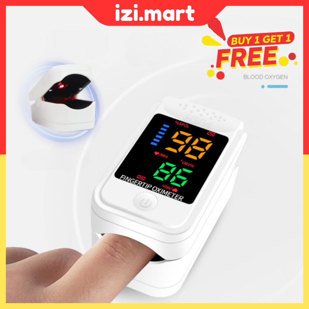 Fingertip Finger Pulse Oximeter Blood Oxygen Saturation health LED