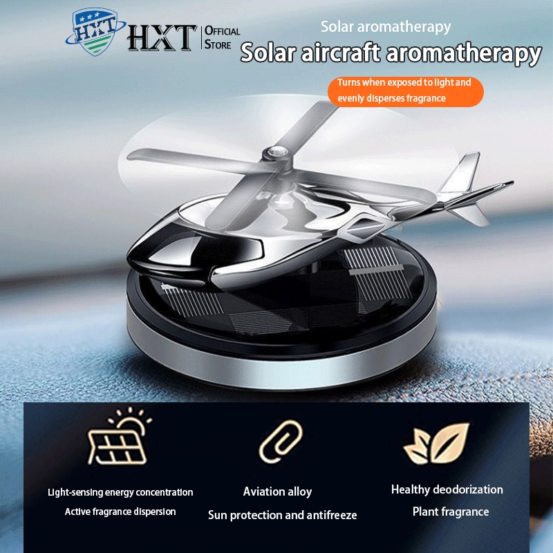 Solar energy rotating aromatherapy accessories perfumes decorative air ...