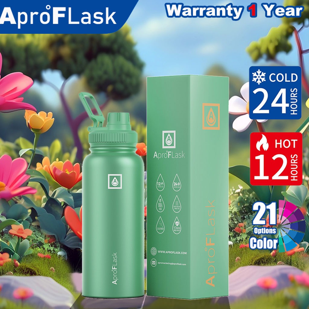 Apro°Flask Tumbler Hot and Cold Stainless Steel Water bottle Vacuum ...