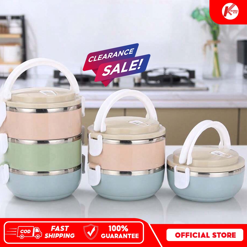Kuba CLEARANCE SALE Home Stackable Multi-Layer Lonchera Food Storage ...