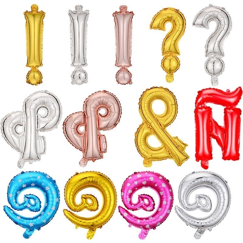 16 Inch Question Mark Symbol Foil Balloon Foil Party Decoration ...