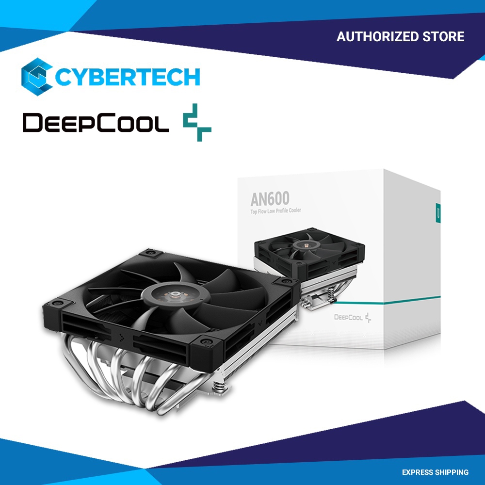 Deepcool AN600 Top Flow Low Profile Cooler (R-AN600-BKNNMN-G) | Shopee ...