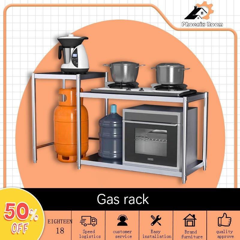Phoenix Home gas rack/kitchen stove rack/storage rack Multi purpose ...