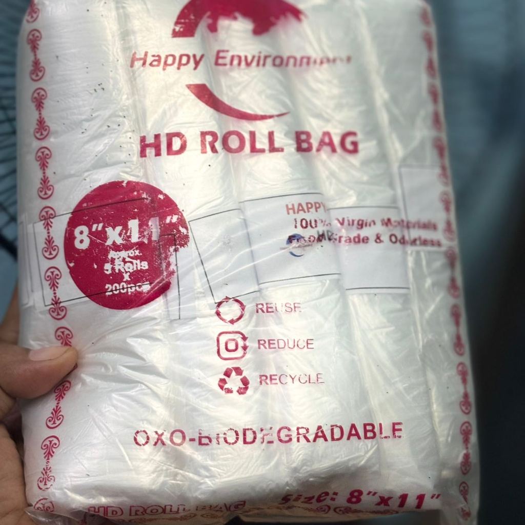 Easywrap Plastic Roll Bag (Plastic Labo ) 8''X 11'' (5 rolls x 200 pcs ...