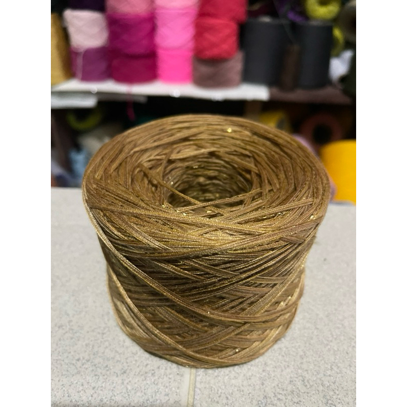 poly gold yarn with glitter | Shopee Philippines