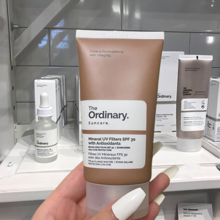 The Ordinary Mineral UV Sunscreen For Face UV Protection Moisturiser ...