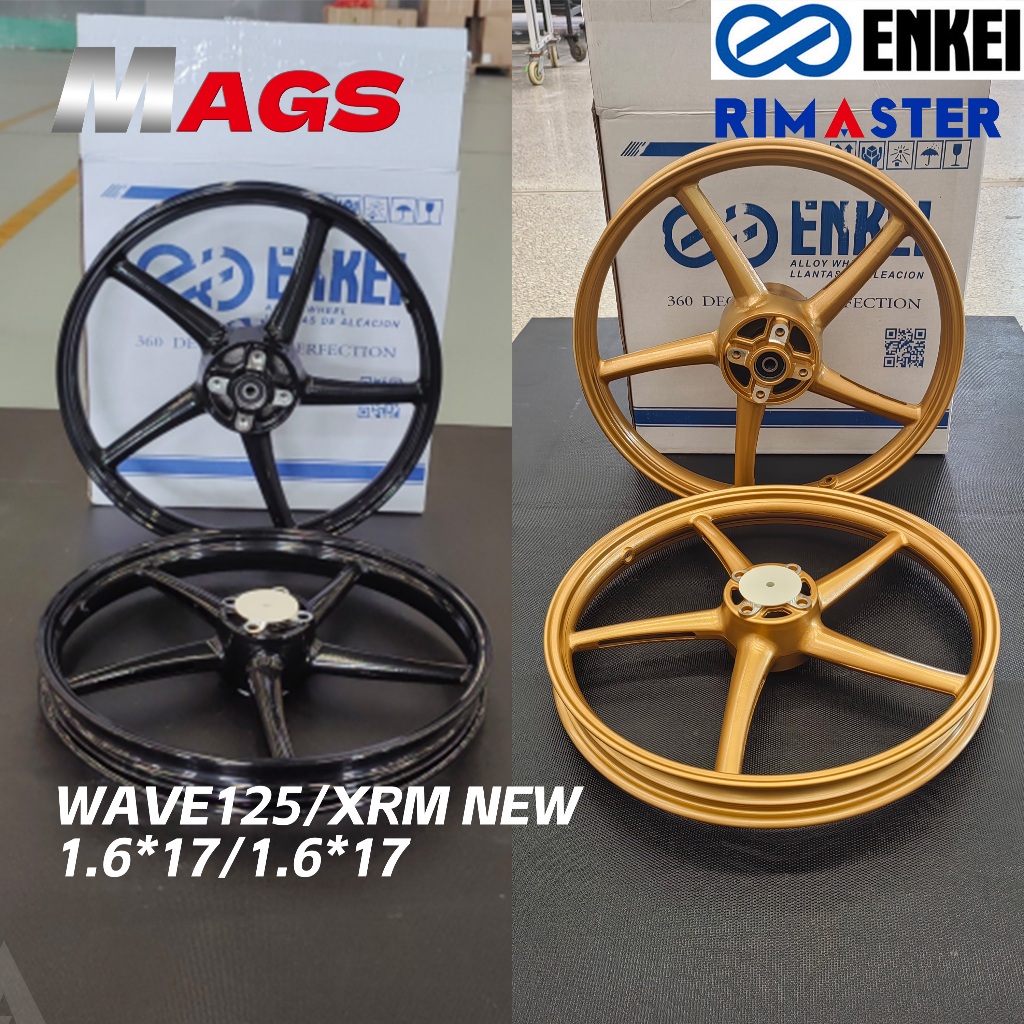 NEW 522 Mags 5 Spokes For XRM NEW Front Disc brake 1.6*17 Rear Disc ...