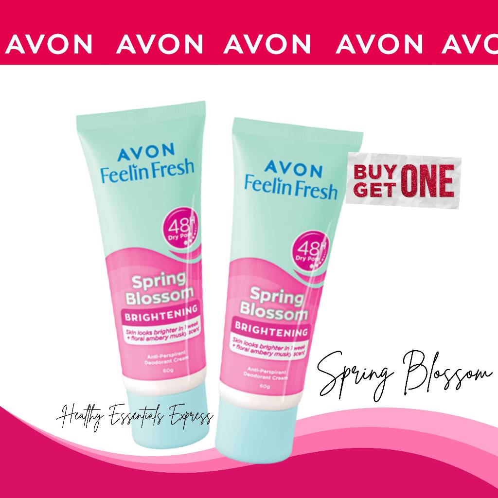 BUY 1TAKE 1 Avon Feelin' Fresh Spring Blossom Brightening Anti ...