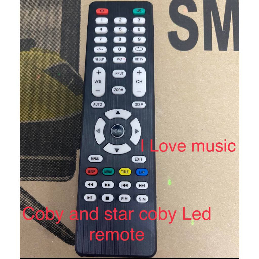 100% ORIGINAL COBY AND STAR COBY REMOTE FOR LED TV | Shopee Philippines