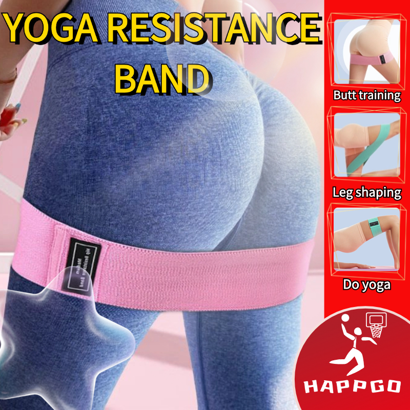Yoga Pilates Resistance Bands 2in1 Yoga Band Exercise Loops Latex