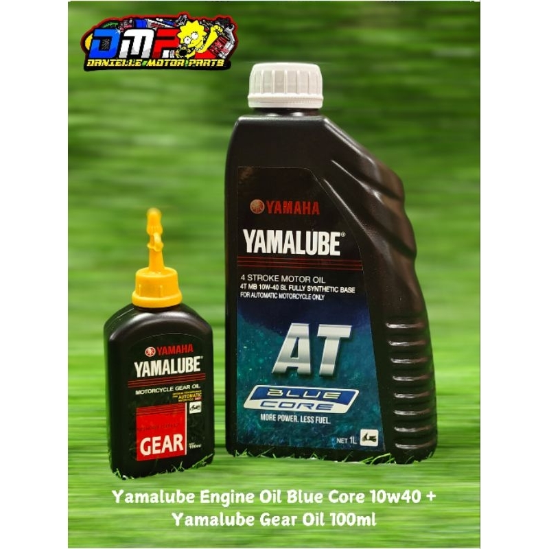 [BUNDLE] Yamalube Engine Oil Blue Core 10w40 + Yamalube Gear Oil 100ml ...