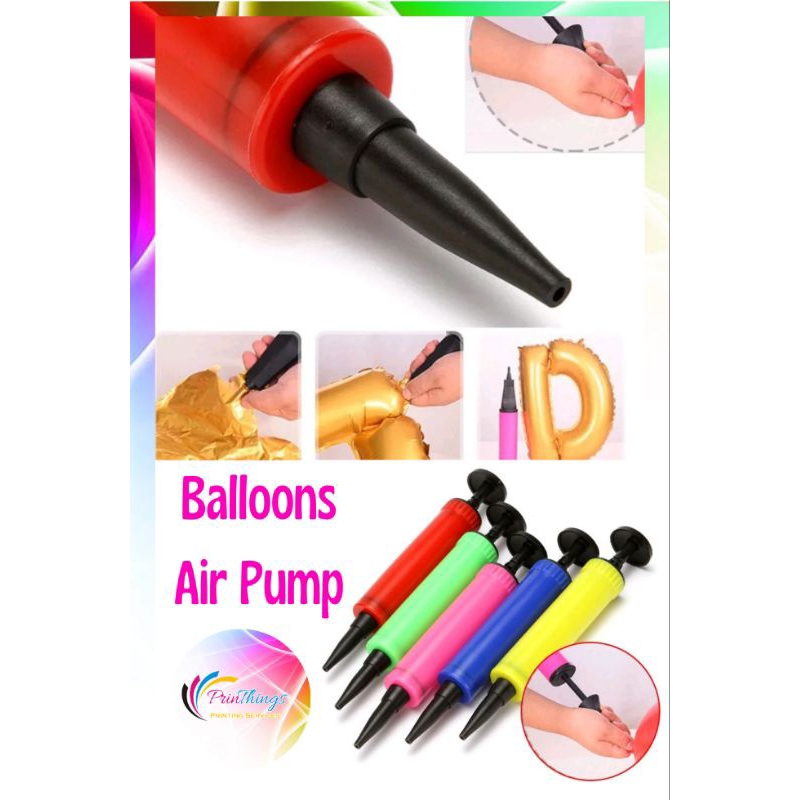 Balloons Air Pump Ball Inflator Hand Push, Manual Balloons pump Party ...