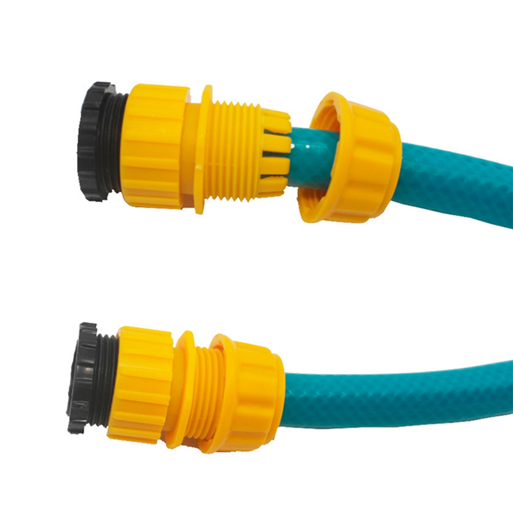 PVC YELLOW Garden Quick Coupling HOSE COUPLING HOSE CONNECTOR Hose ...