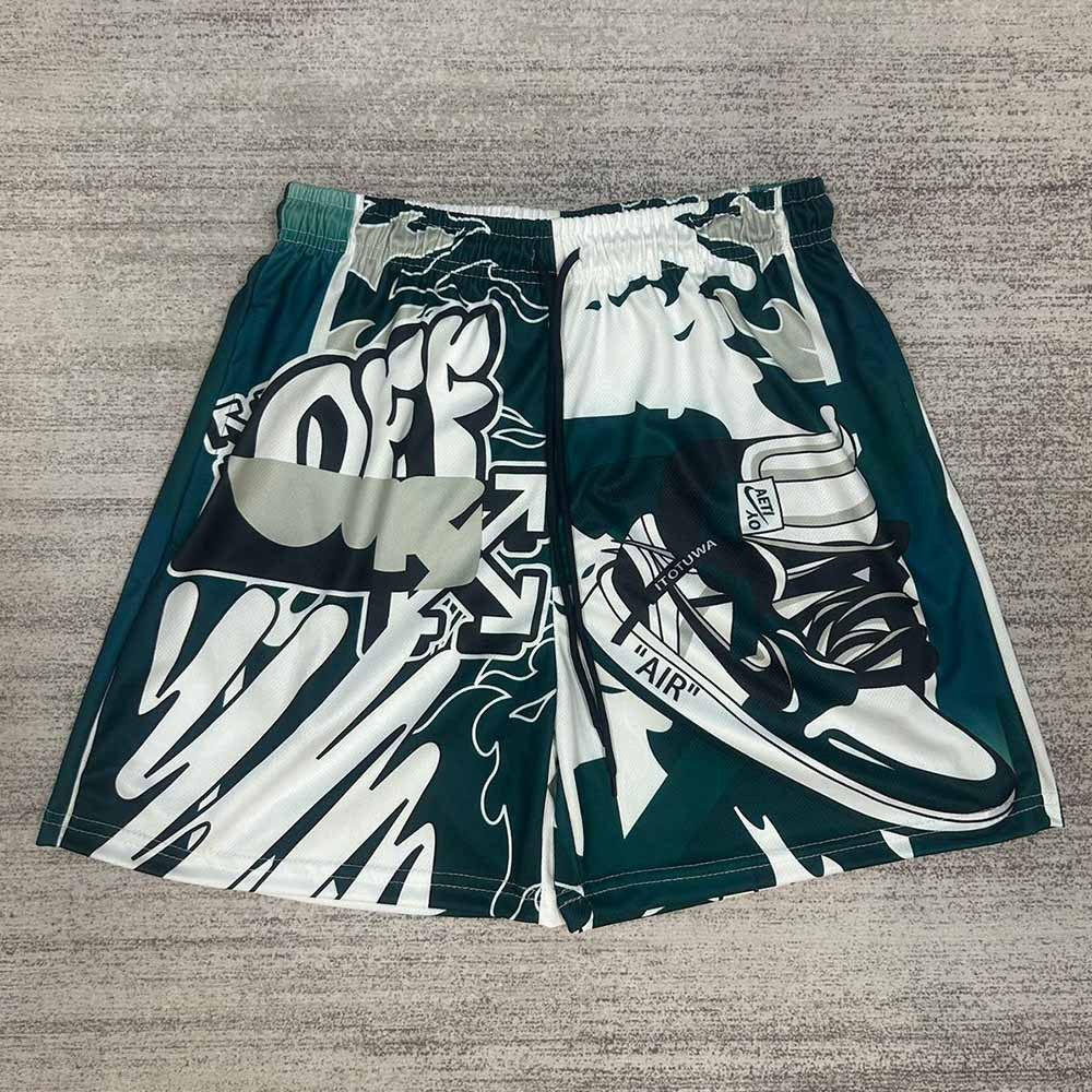 Casual Short For Men Dri Fit Printed Board Basketball Jersey Sweat Shorts