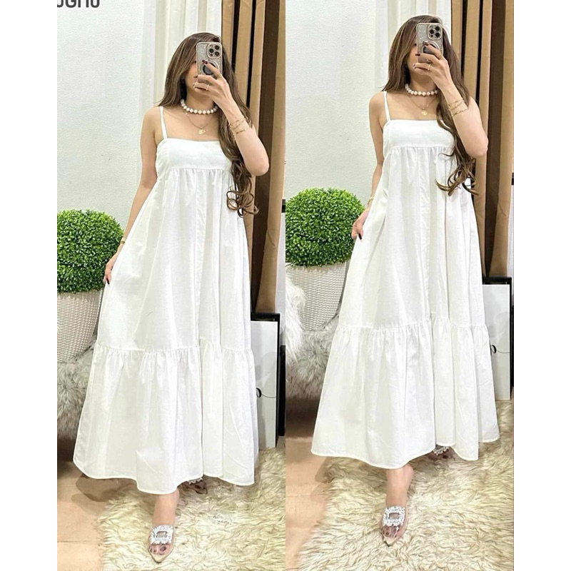 RAFA LINEN PLAIN CASUAL DRESS Shopee Philippines