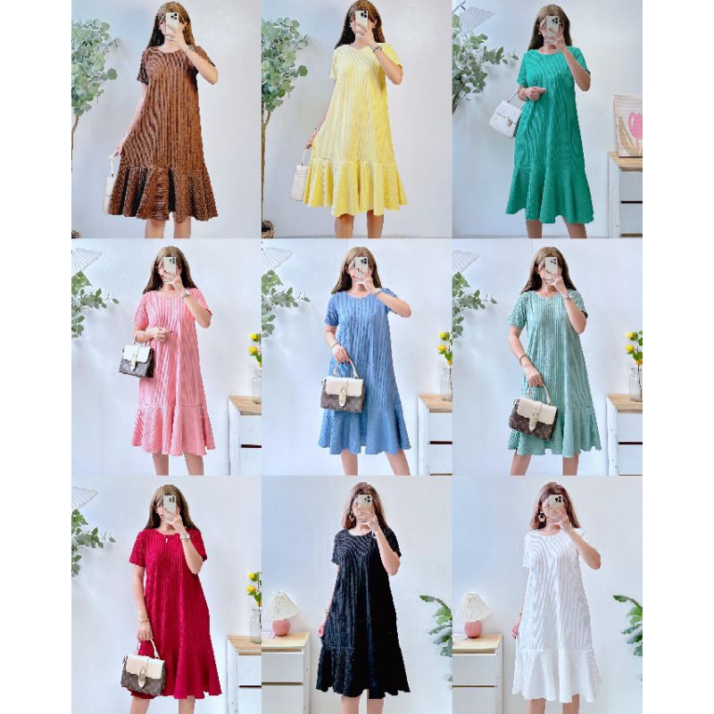 Elegant Classy Formal Casual Office Sunday Dress for Women Plus size Maternity Dress Shopee Philippines