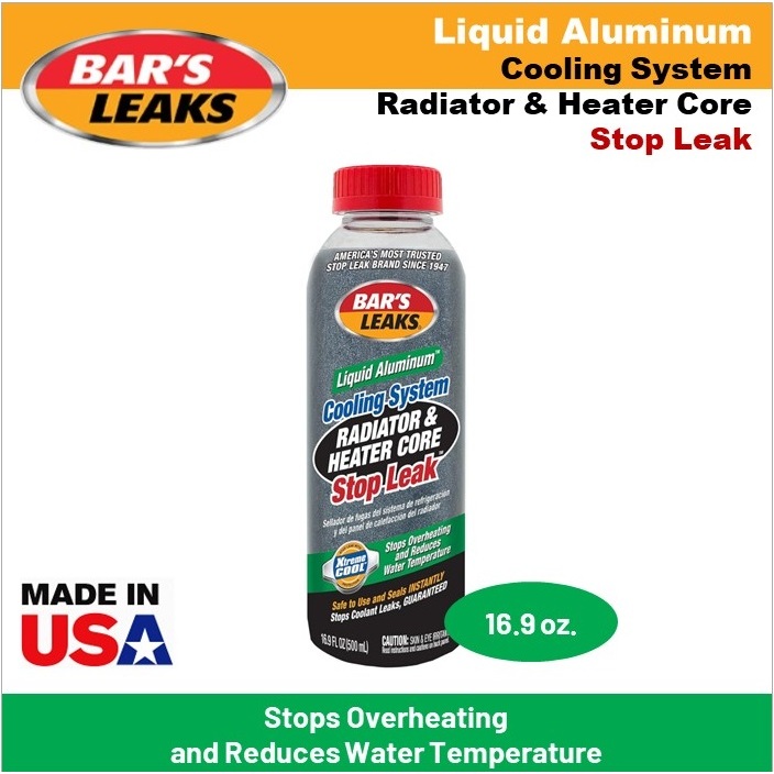 Bar's Leaks Liquid Aluminum Cooling System Radiator & Heater Core Stop