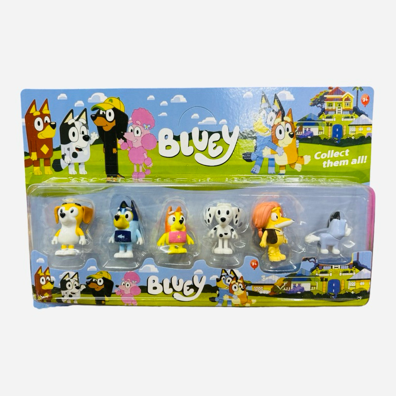 6Pcs Bluey Collectible Action figure for Kids | Shopee Philippines